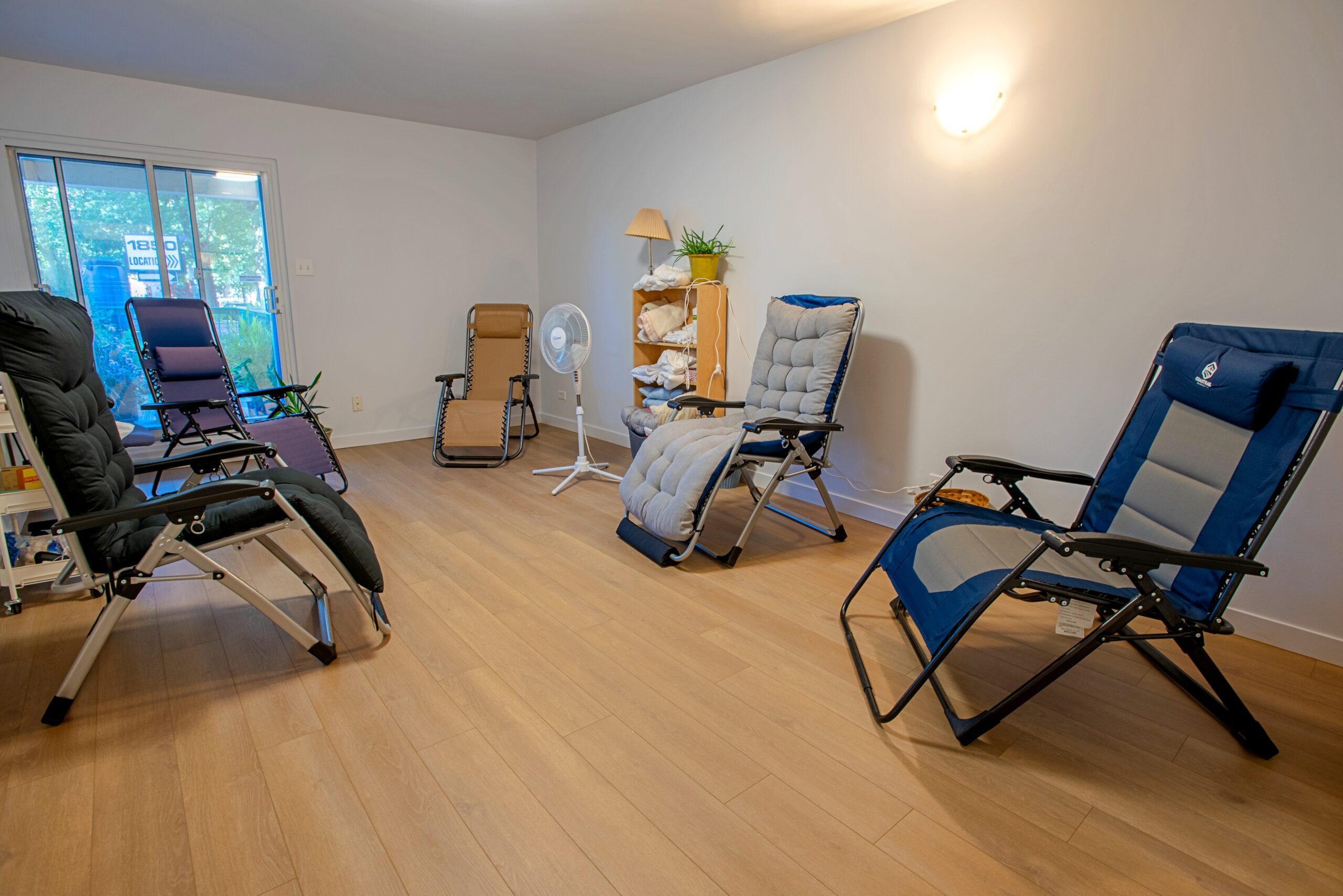 Salle d’acupuncture en groupe