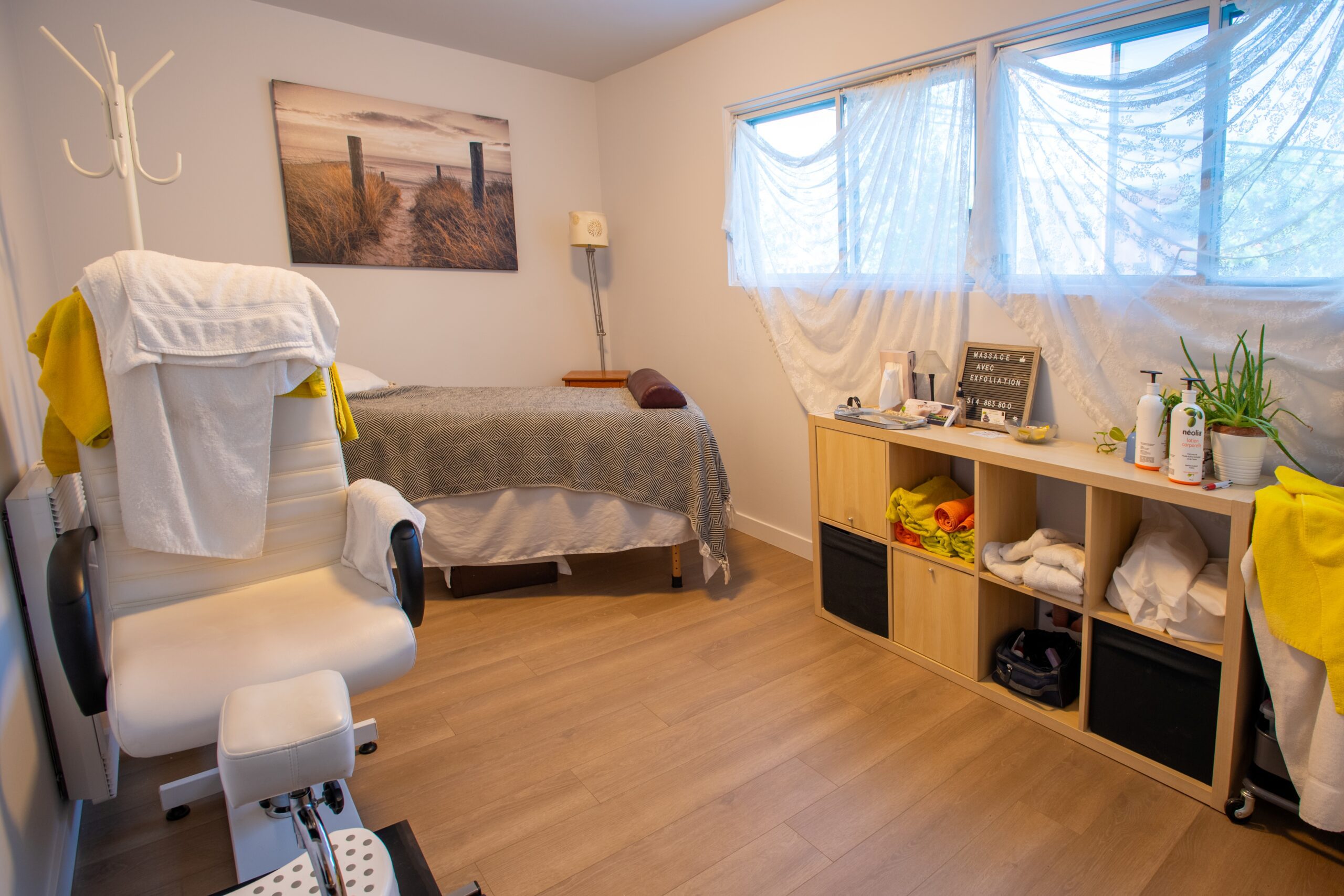Salle de massage et soins des pieds