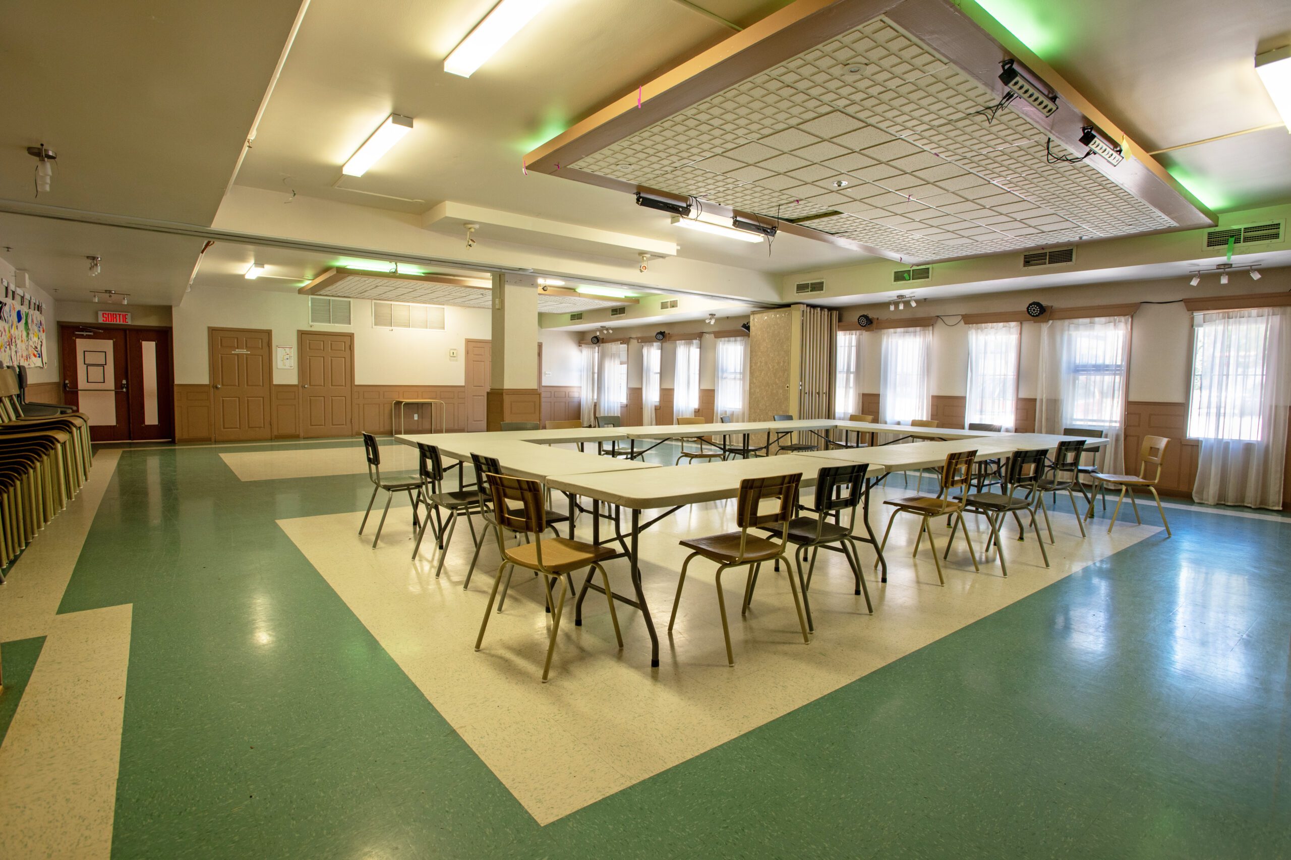 Salon vert, disponible pour location